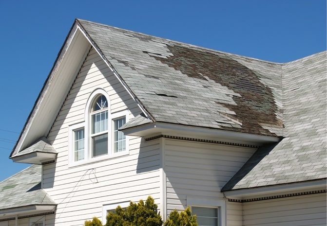 roof damaged needing roof repair services